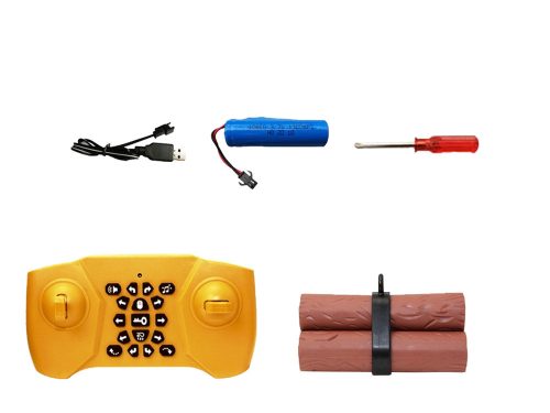 Távirányítós targonca 360 fokos forgásban világító kerekek