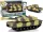 Katonai tank 1:32 Moro Brown hangjelzők