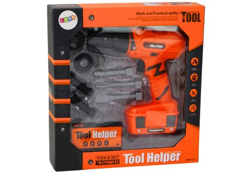 DIY akkumulátoros fúró narancssárga fúrócsavarok