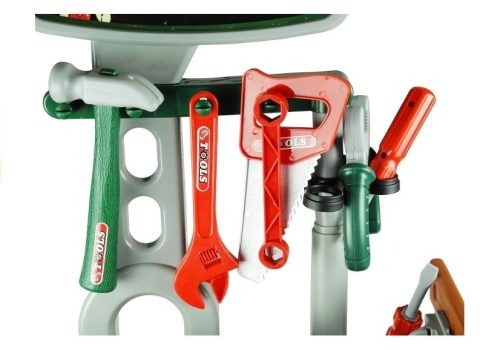 Gyerekek Gyermek Munkapad Játékkészlet Szerszámok Vice DIY Műhely