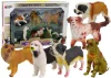 Kutyafigurák készlete Dogs of Breeds, 6 elem