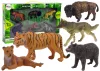 Afrikai erdei állatok figurakészlet medvetigris