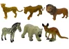 Afrika vadon élő állatok figura készlet Kenguru Zebra
