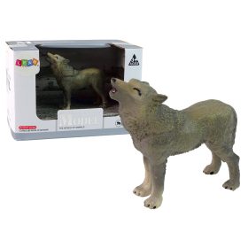 Farkas szürke állatfigura szett