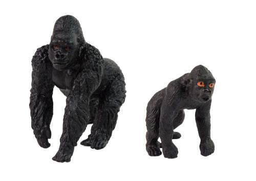2 db Gorilla figurából álló készlet, Animals of the World sorozat