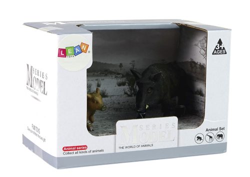 2 db figurából álló készlet Vaddisznó fiatal erdei állatokkal sorozat