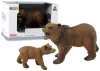 2 db figurás készlet Grizzly medve kölyökkel
