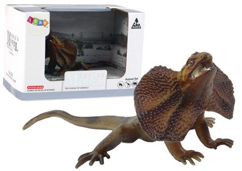 Nyakörves agama gyűjtői figurája A világ állatai