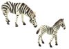 Afrika vadon élő állatok víziló zebra figura készlet