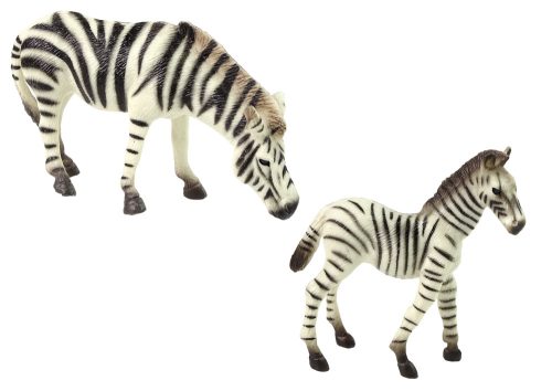 Afrika vadon élő állatok víziló zebra figura készlet