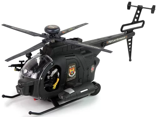 Katonai helikopter Wings Lights akkumulátorral működik