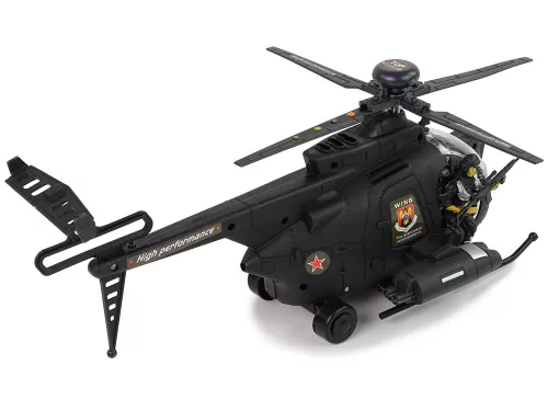 Katonai helikopter Wings Lights akkumulátorral működik