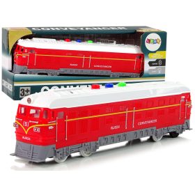 Vonat 1:32 Hajtson piros hanglámpákkal