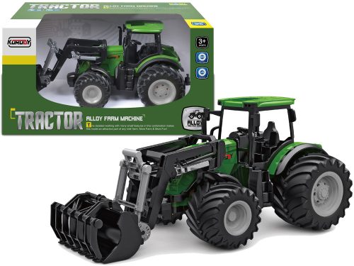 Tractor Green 1:24 Farmer krokodil vödör gumikerekek