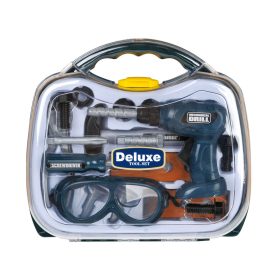 DIY zöld bőrönd szerszámkészlet csavarok