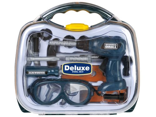 DIY zöld bőrönd szerszámkészlet csavarok