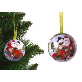   Fém karácsonyfa dekoratív fém bomba Mikulás hóember zölddel