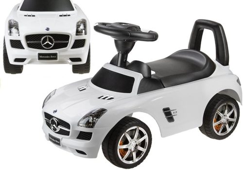 Mercedes-Benz SLS AMG fehér - Gyerekeknek való tolható autó