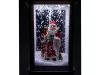 Karácsonyi dekoráció lámpás Santa White Carols fényekkel