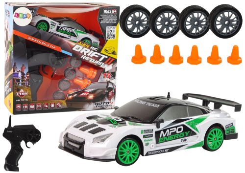 DRIFT Rally Car Set+ R/C távirányító és tartozékok 15 km/h sebességig