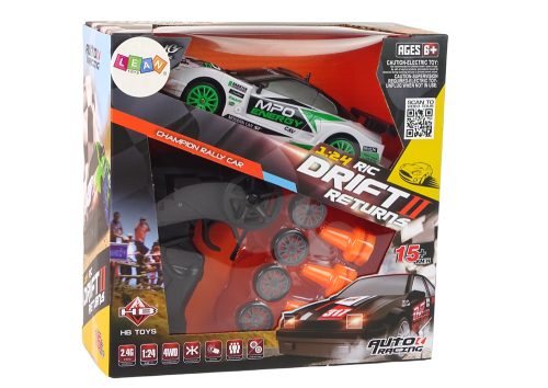 DRIFT Rally Car Set+ R/C távirányító és tartozékok 15 km/h sebességig