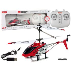 SYMA S107H 2.4G távirányítós helikopter piros
