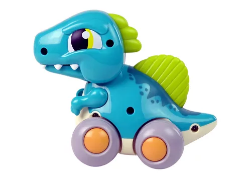 Dinoszaurusz kerekeken kék figura