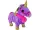 Mascot Horse interaktív unikornis lila arany szárnyak