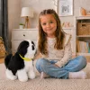 Interaktív plüss kutya puha szőrű border collie fajta