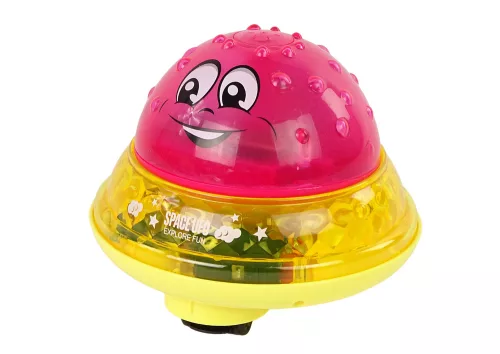 Water Ball UFO diódák Happy Music Pink