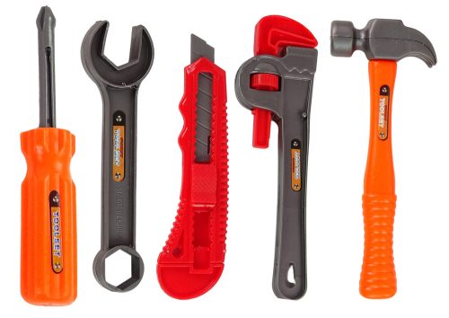 Nagy barkácskészlet szerszámkészlet + akkumulátoros fúró ezermester készlet