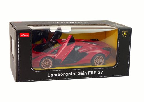 Autó R/C Lamborghini Sian FKP 37 Rastar 1:14 Red távirányítóval