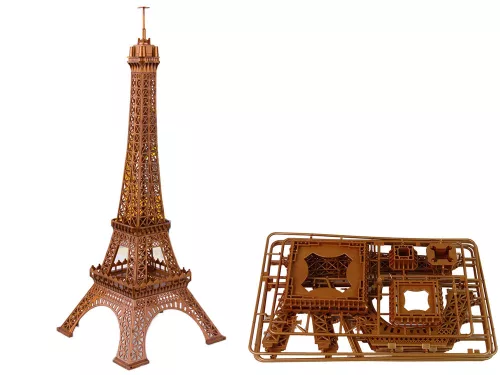 Építőipari daru Távirányítóval vezérelhető 90 cm magas Eiffel-torony építmény