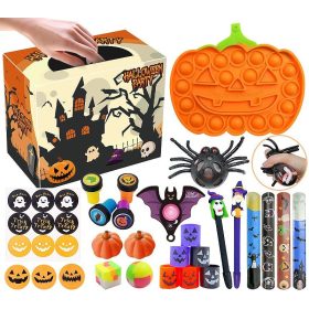   Érzékszervi készlet Anti-stressz Halloween Fidget Pop It játékok