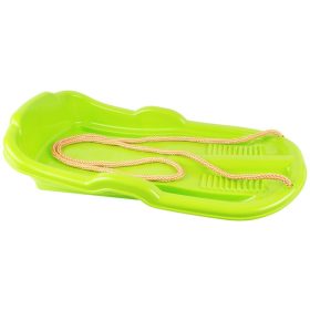 Műanyag száncsúszda kötéllel, zöld 6481