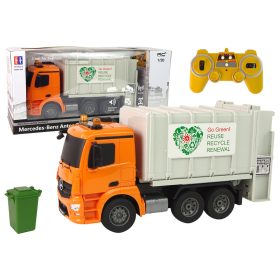 RC szemeteskocsi Mercedes-Benz Antos Orange Trash