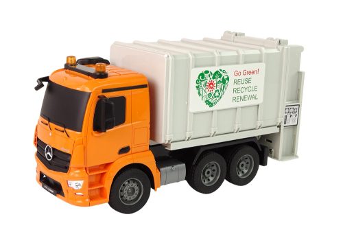 RC szemeteskocsi Mercedes-Benz Antos Orange Trash