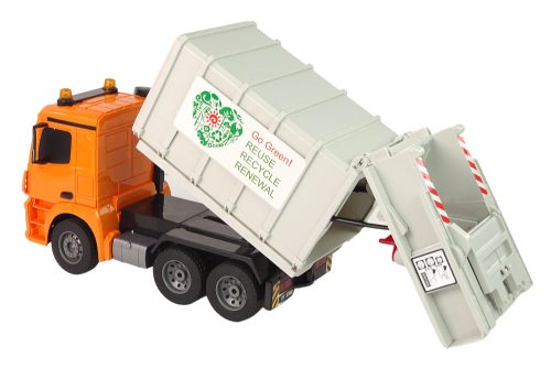 RC szemeteskocsi Mercedes-Benz Antos Orange Trash