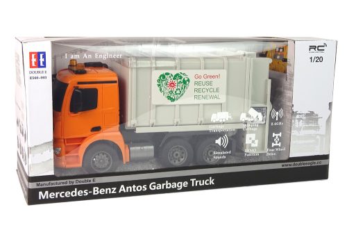 RC szemeteskocsi Mercedes-Benz Antos Orange Trash