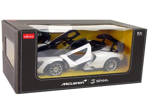 Autó R/C McLaren Senna Rastar 1:14 fehér távirányítóval