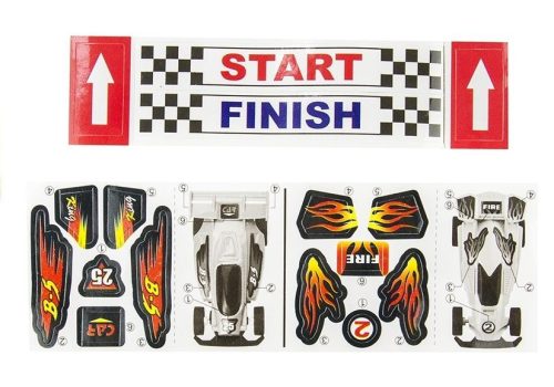 R/C versenypálya 2 autóval