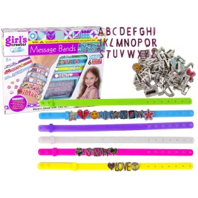 DIY ékszer karkötő medál kit betűk