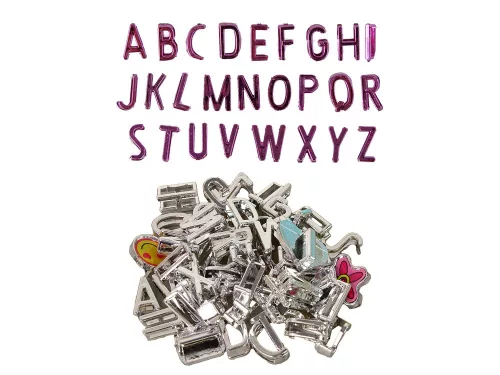 DIY ékszer karkötő medál kit betűk