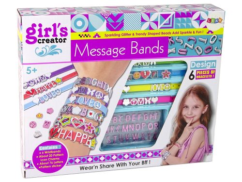 DIY ékszer karkötő medál kit betűk