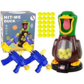 Kacsa lövöldözős játék fegyver puha golyók hangja