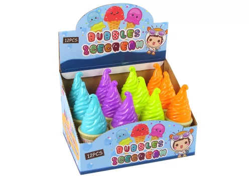 Fagylalt szappanbuborékok 4 színben 80ml
