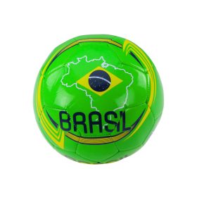 Labdarúgás 5-ös méret Brazil zászló 24 cm