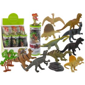 12 db dinoszaurusz figurából álló készlet