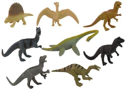 12 db dinoszaurusz figurából álló készlet