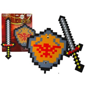 Knight Set kard hab pajzs pixel téma